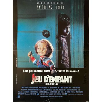 CHILD'S PLAY Original Movie Poster- 15x21 in. - 1988 - Catherine Hicks, Tom Holland