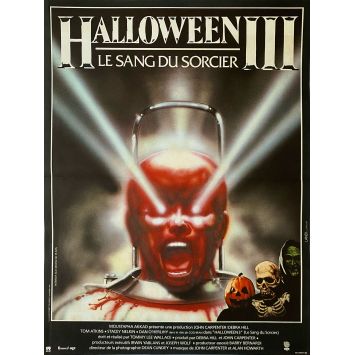 HALLOWEEN III SEASON OF THE WITCH Original Movie Poster- 15x21 in. - 1982 - Tom Atkins, Tommy Lee Wallace