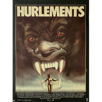 THE HOWLING Original Movie Poster- 15x21 in. - 1981 - Patrick McNee, Joe Dante