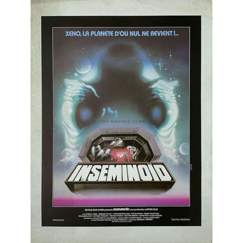 INSEMINOID Synopsis- 24x30 cm. - 1982 - Robin Clarke, Norman J. Warren