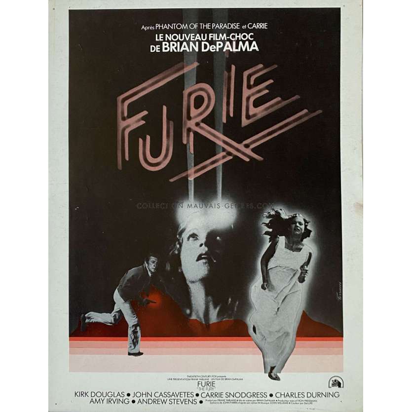 THE FURY Original Herald/Trade Ad- 10x12 in. - 1978 - Kirk Douglas, Brian de Palma