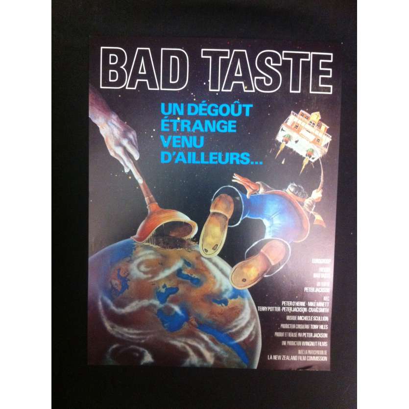 BAD TASTE Flyer d'époque '87 Peter Jackson