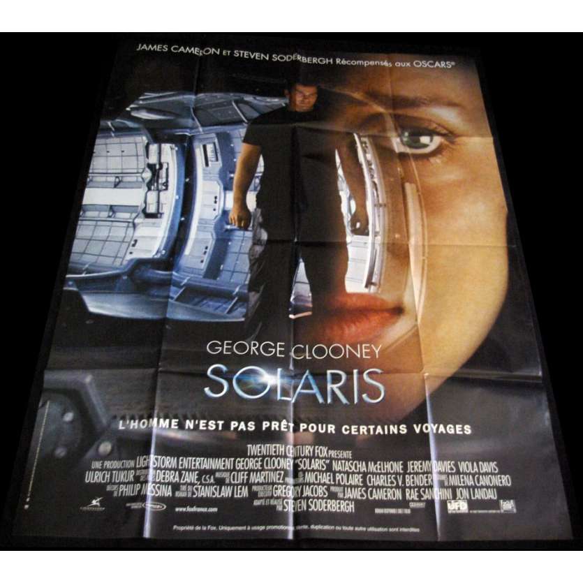 SOLARIS Affiche 120x160 FR '02 George Clooney, Soderbergh, French Movie Poster