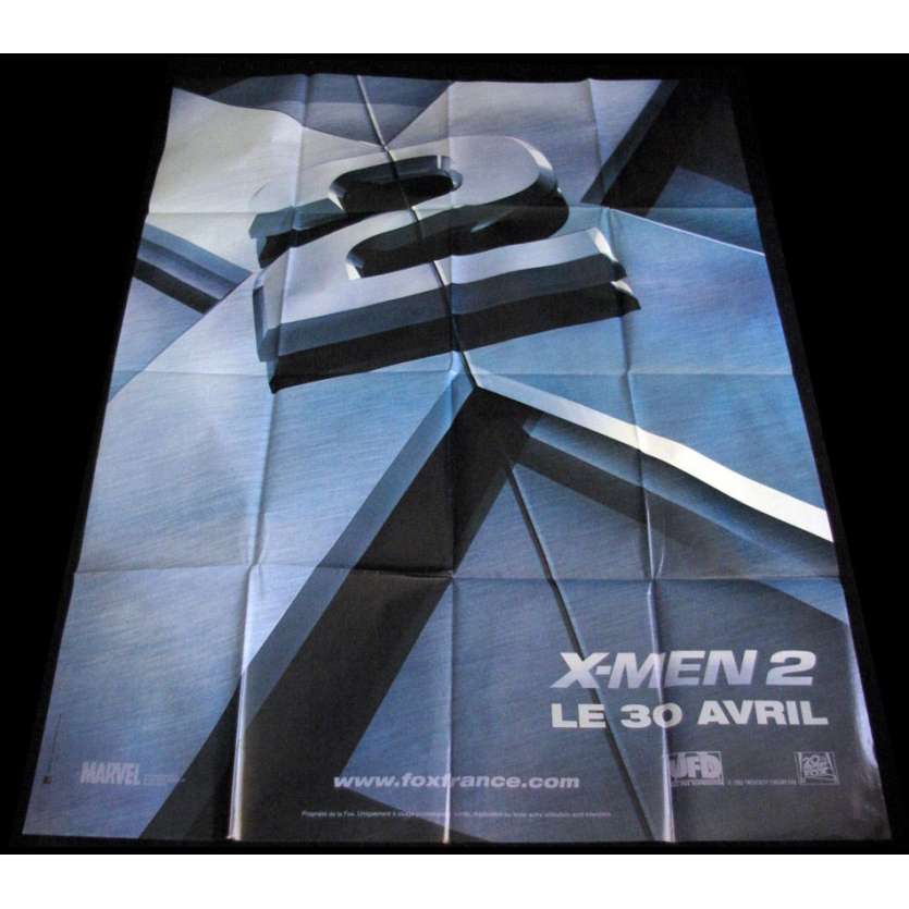 XMEN 2 Affiche 120x160 Adv. FR '02 Marvel Movie Poster