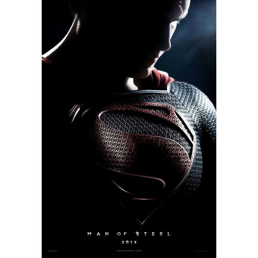 MAN OF STEEL French Adv. Poster 15x21 '13 Superman, Zack Snyder movie Poster 