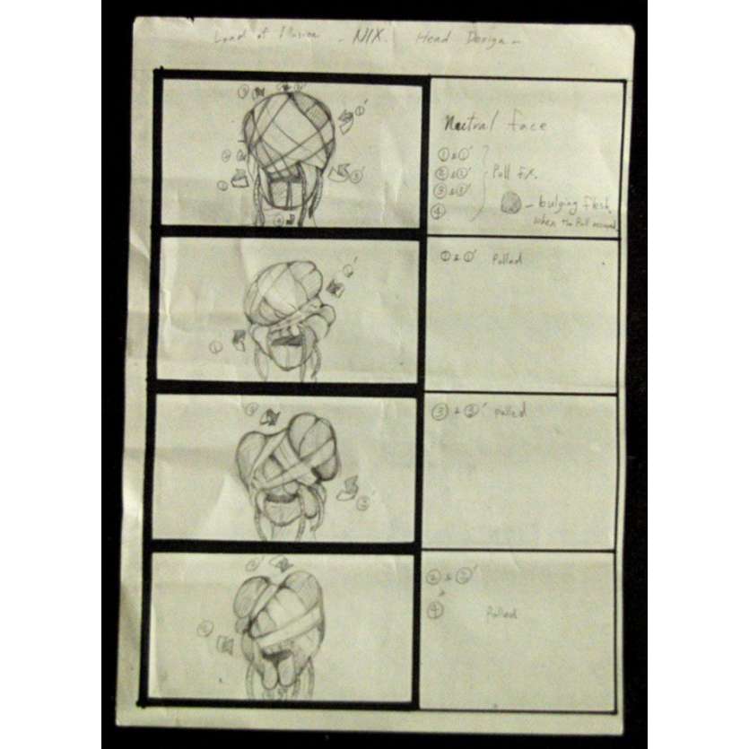 LORDS OF ILLUSION Original Production Storyboard US '95 Clive Barker
