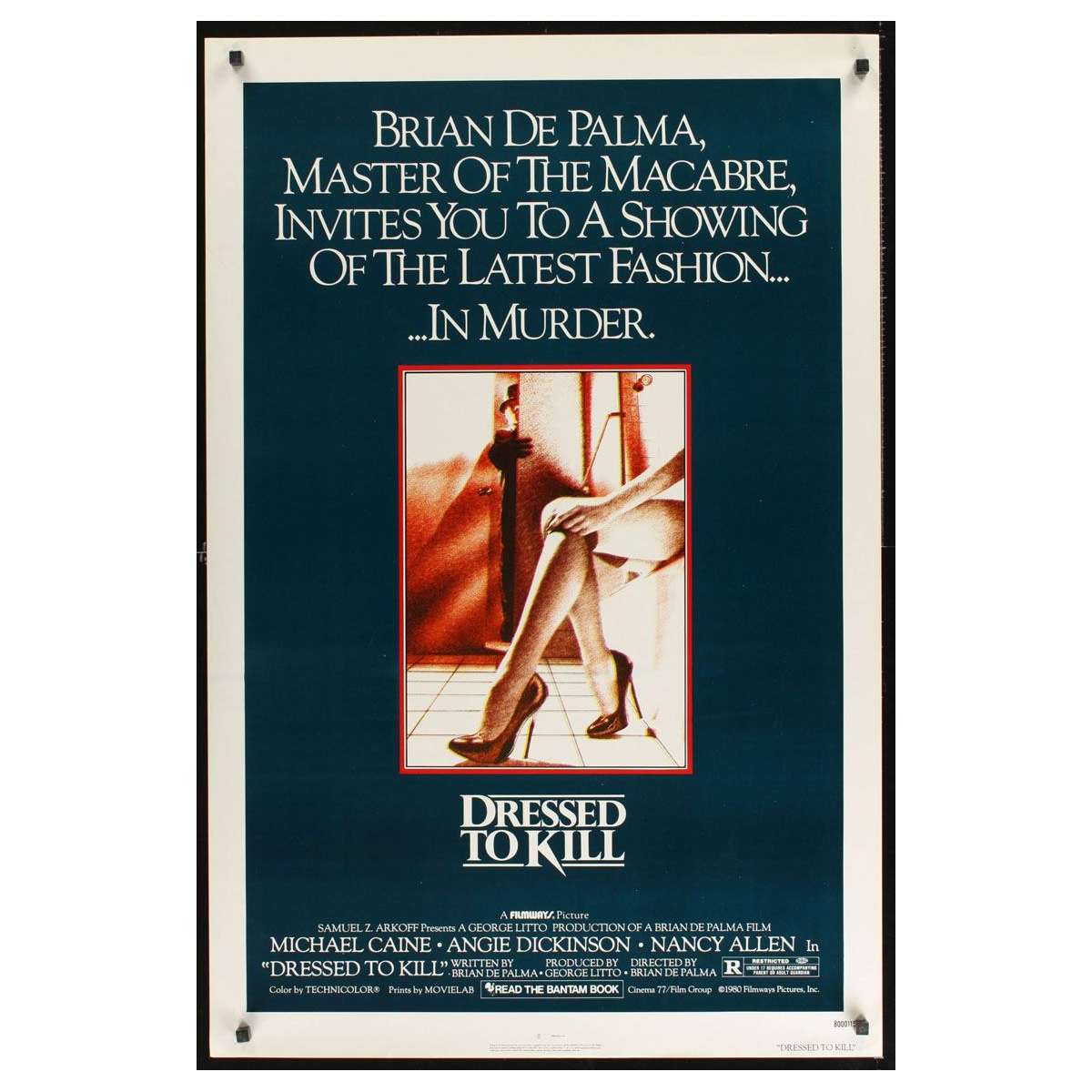 DRESSED TO KILL 1sh '80 Brian DePalma shows you the latest fashion in murder, sexy legs! at Mauvais-genres com DRESSED TO KILL 1sh '80 Brian DePalma shows you the latest fashion in murder, sexy legs! at Mauvais-genres com