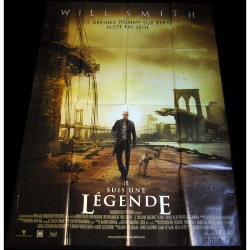 JE SUIS UNE LEGENDE Affiche de film 40x60 cm Will Smith Movie Poster - Film Will Smith Je Suis Une Légende