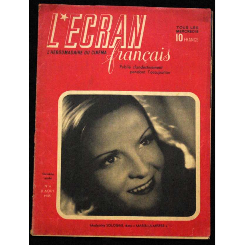 L'Ecran Français – N°006 – 1945 – Marie la Misère