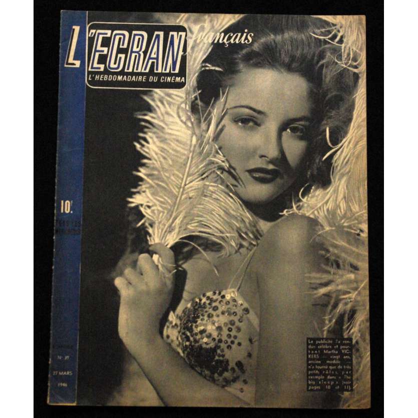 L'Ecran Français – N°039 – 1946 – Martha Vickers
