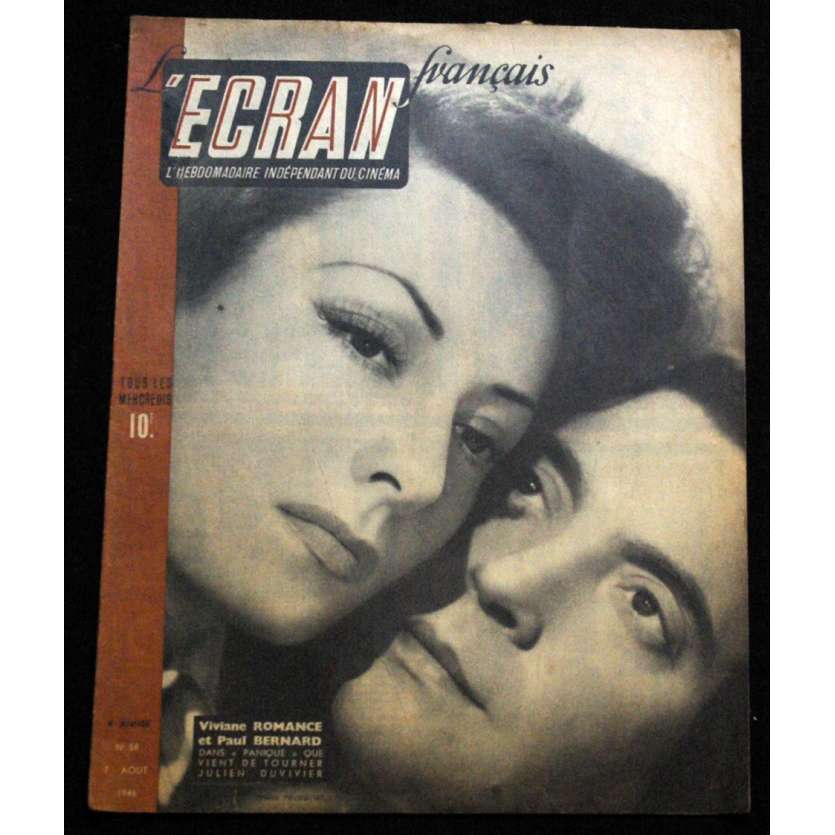 L'Ecran Français – N°058 – 1946 – Viviane Romance et Paul Bernard