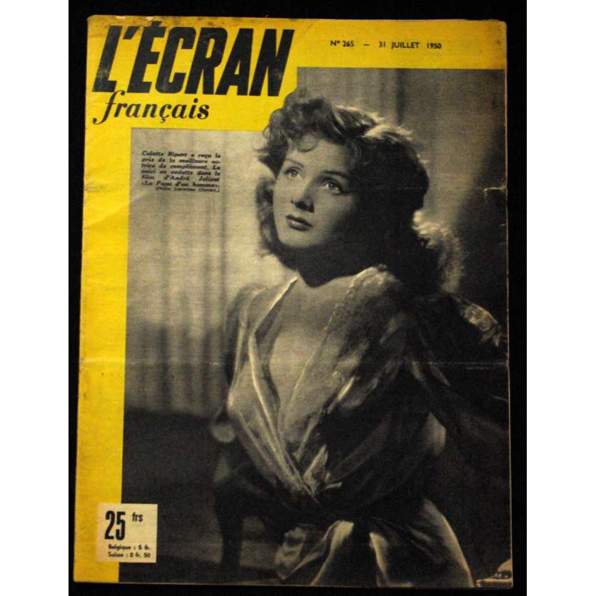 L'Ecran Français – N°265 – 1950 – Colette Ripert