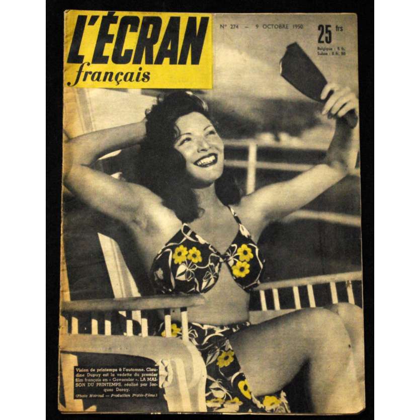 L'Ecran Français – N°274 – 1950 – Claudine Dupuy