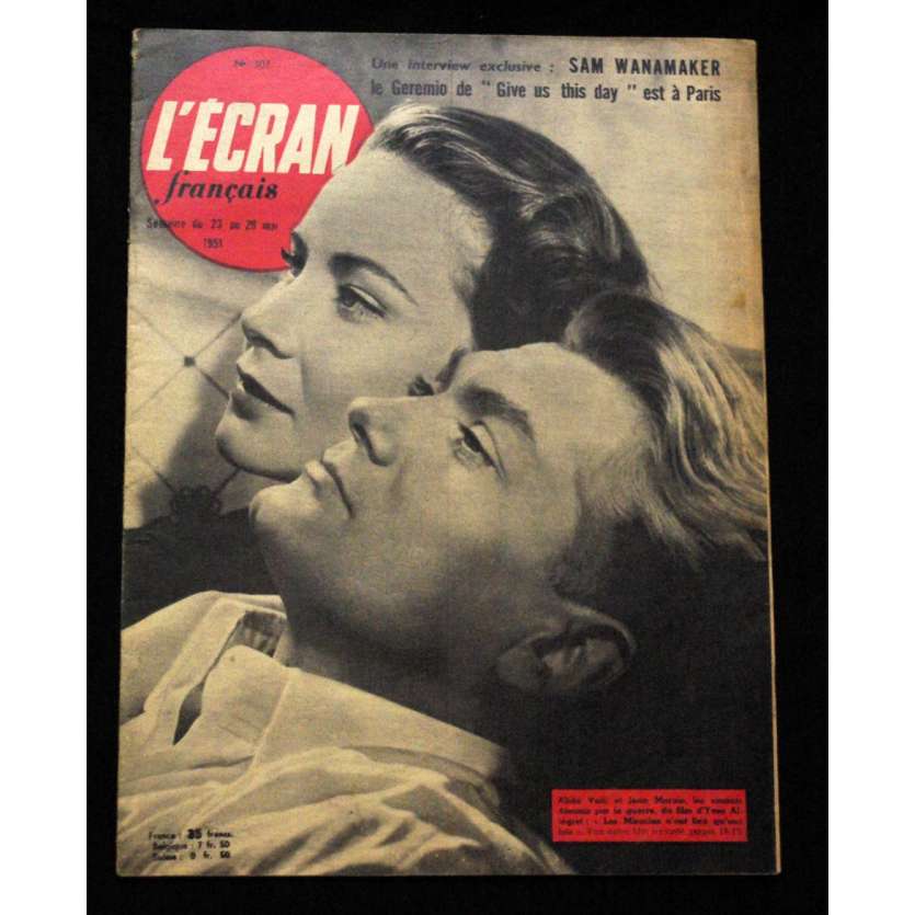 L'Ecran Français – N°307 – 1951 – Alida Valli, Jean Marais