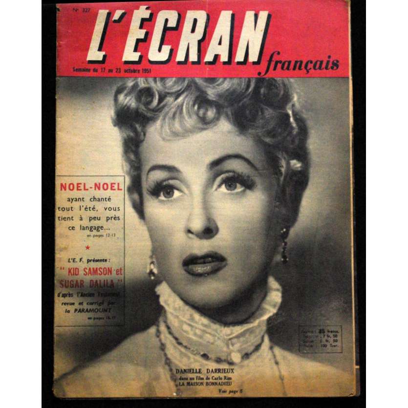 L'Ecran Français – N°327 – 1951 – Danièle Darrieux
