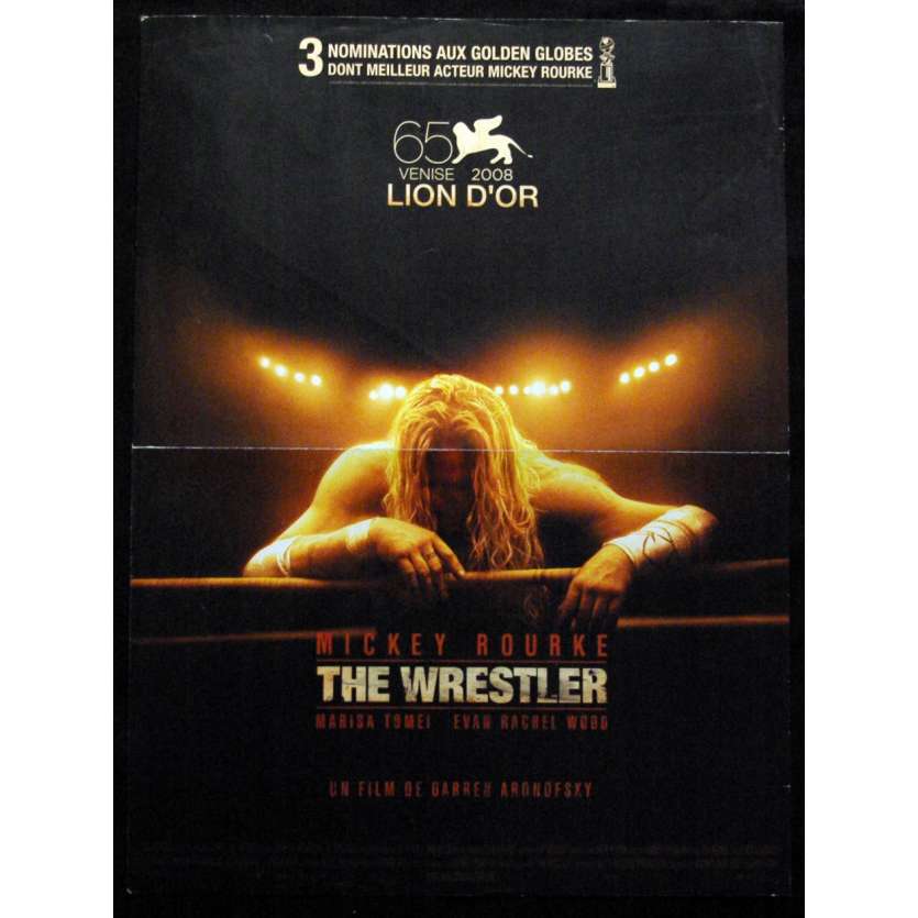 'WRESTLER Affiche 40x60 FR ''08 Mickey Rourke, Aronofski Movie Poster'