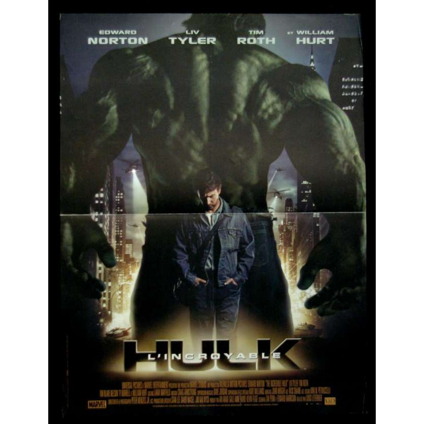 'HULK Affiche 40x60 FR ''08 Edward Norton Movie Poster'