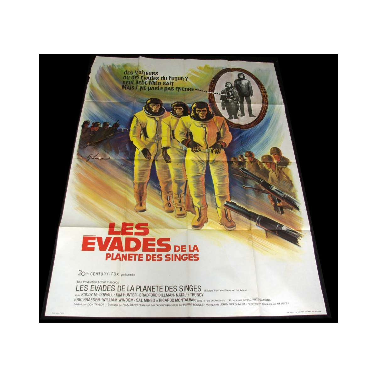 Les Evadés De La Planète Des Singes LES EVADES DE LA PLANETE DES SINGES Affiche de film 120x160 - 1971