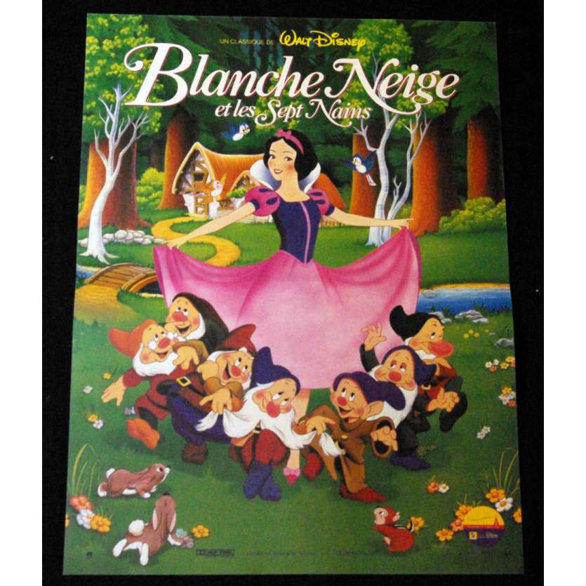 BLANCHE NEIGE Affiche 40x60 FR R92 Walt Disney Classic Movie Poster