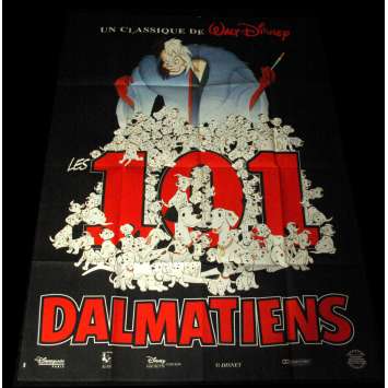 101 DALMATIENS Affiche 120x160 FR R80 Walt Disney Classic Movie Poster