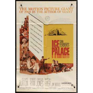 ICE PALACE Movie Poster '60 Richard Burton, Robert Ryan