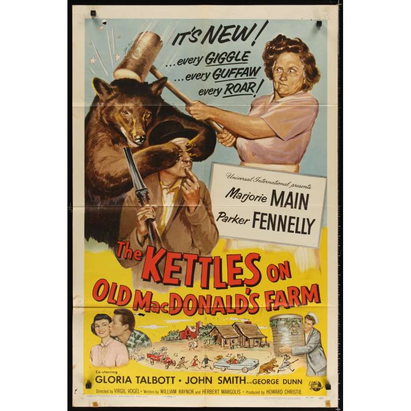 KETTLES-MAC'S FARM Affiche Originale US '68 Movie poster