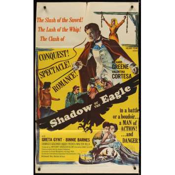 SHADOW OF THE EAGLE Affiche Originale US '55 George Montgomery Movie poster