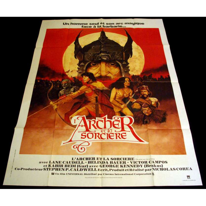 ARCHER ET LA SORCIERE Affiche 120x160 FR '81 Fantasy Movie Poster