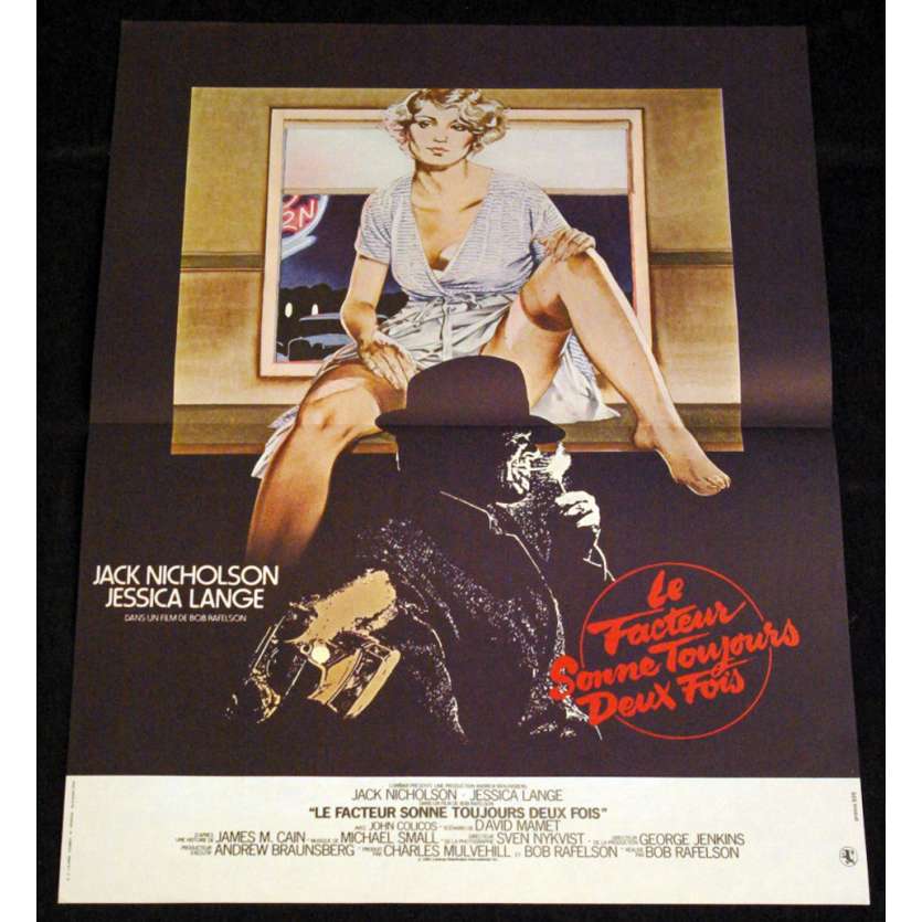 POSTMAN ALWAYS RING TWICE French Movie Poster 15x21 Jack Nickolson