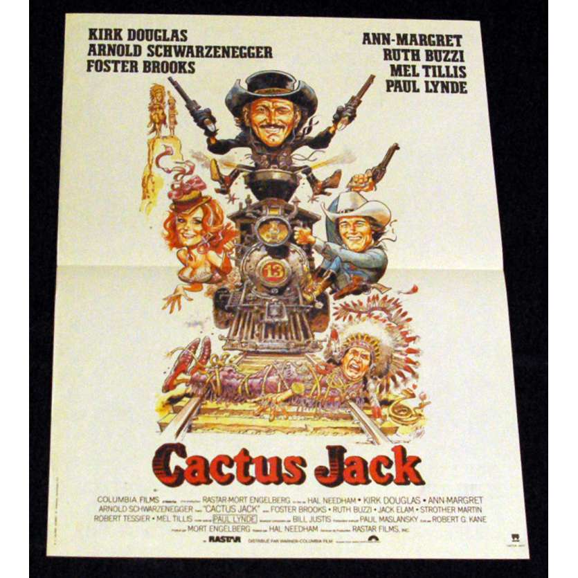 CACTUS JACK Affiche 40x60 FR '79 Schwarzenegger, Kirk Douglas Movie Poster