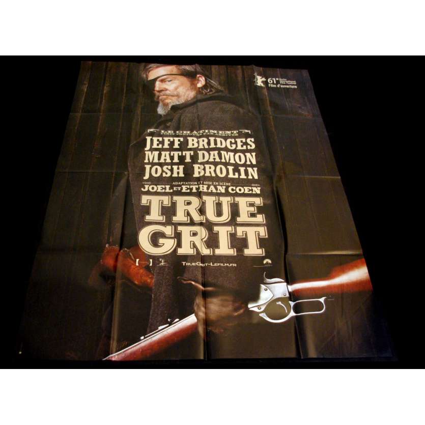 TRUE GRIT Affiche 120x160 FR Cohen, Jeff Bridges, Matt Damon Movie Poster