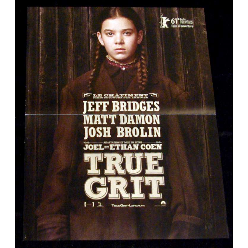 TRUE GRIT Affiche 40x60 FR '10 Cohen, Jeff Bridges, Matt Damon Movie Poster