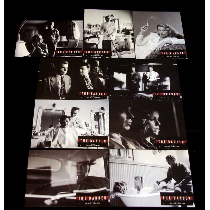 THE BARBER Photos exploitation x9 Coen Bros Lobby Cards