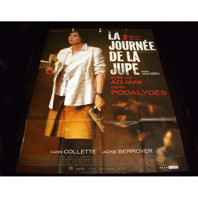 JOURNEE DE LA JUPE French Movie Poster 47x63 '08 Isabelle Adjani