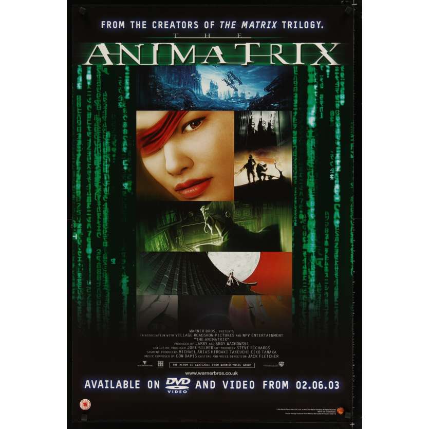 ANIMATRIX video English 1sh '03 animation directed by Peter Chung & Andy Jones