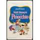 PINOCCHIO 1sh R78 Disney classic fantasy cartoon about a wooden boy who wants to be real!
