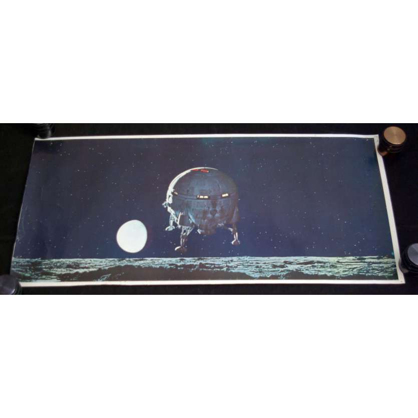 2001 L'ODYSSEE DE L'ESPACE Affiche spéciale 98x46 HYPER RARE '68 Stanley Kubrick, Space