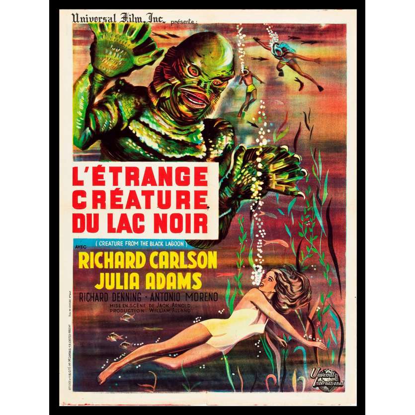 ETRANGE CREATURE DU LAC NOIR Affiche 60x80 FR R62