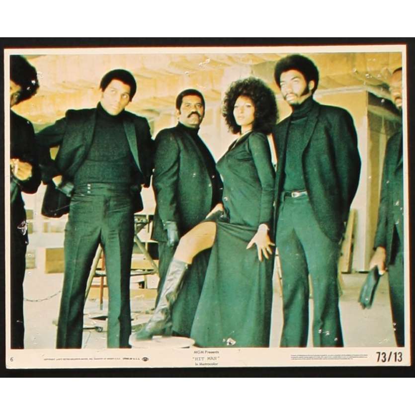 HIT MAN Photo presse 20x25 N2 US '73 Pam Grier blaxploitation