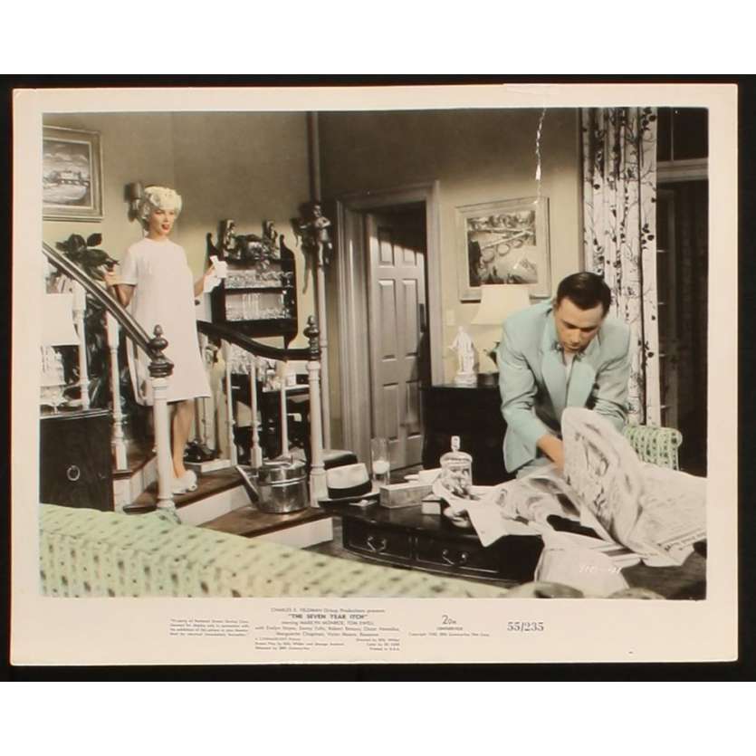 7 ANS DE REFLEXION Photo presse 20x25 US '55 Marilyn Monroe