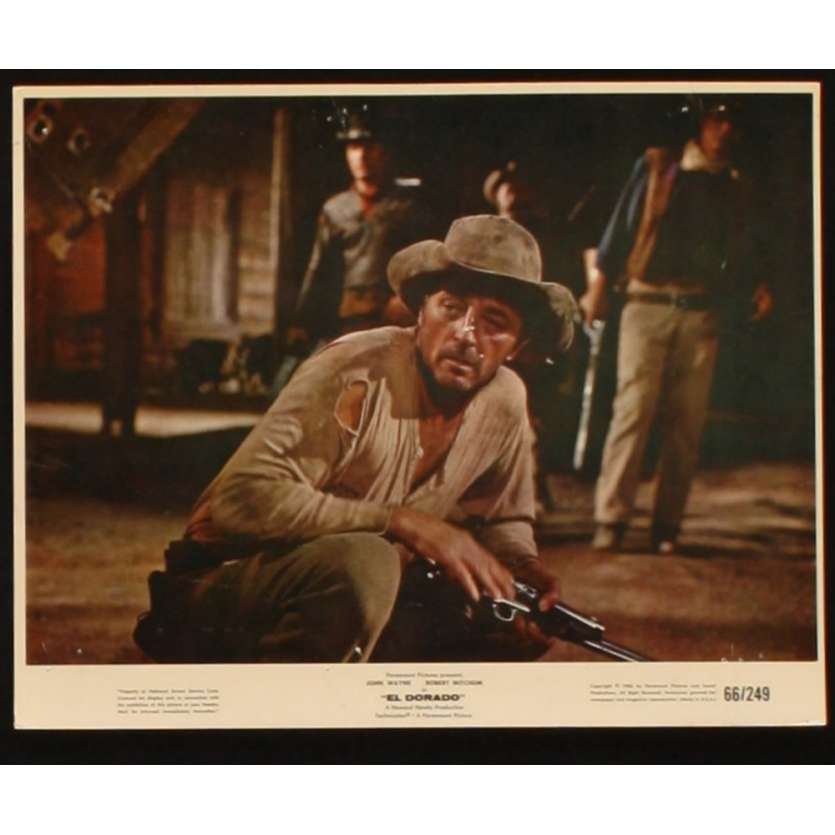 EL DORADO Lobby Card 8x10 '66 John Wayne, Robert Mitchum