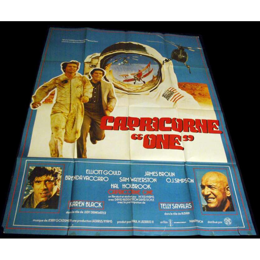 CAPRICORNE ONE Affiche 120x160 '77 James Brolin, Peter Hyams