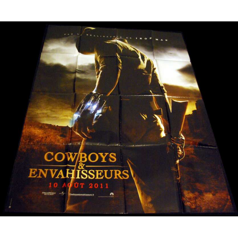 COWBOYS ET ENVAHISSEURS Affiche 120x160 FR '11 Daniel Craig, Harrison Ford 2