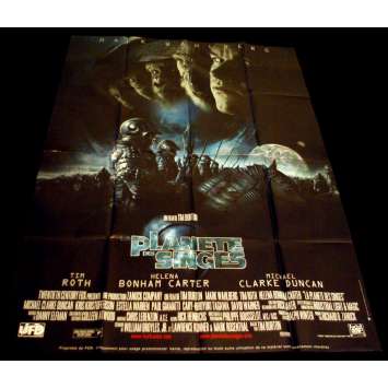 PLANETE DES SINGES Affiche 120x160 FR '01 Tim Burton PLANETE DES SINGES Affiche 120x160 FR '01 Tim Burton