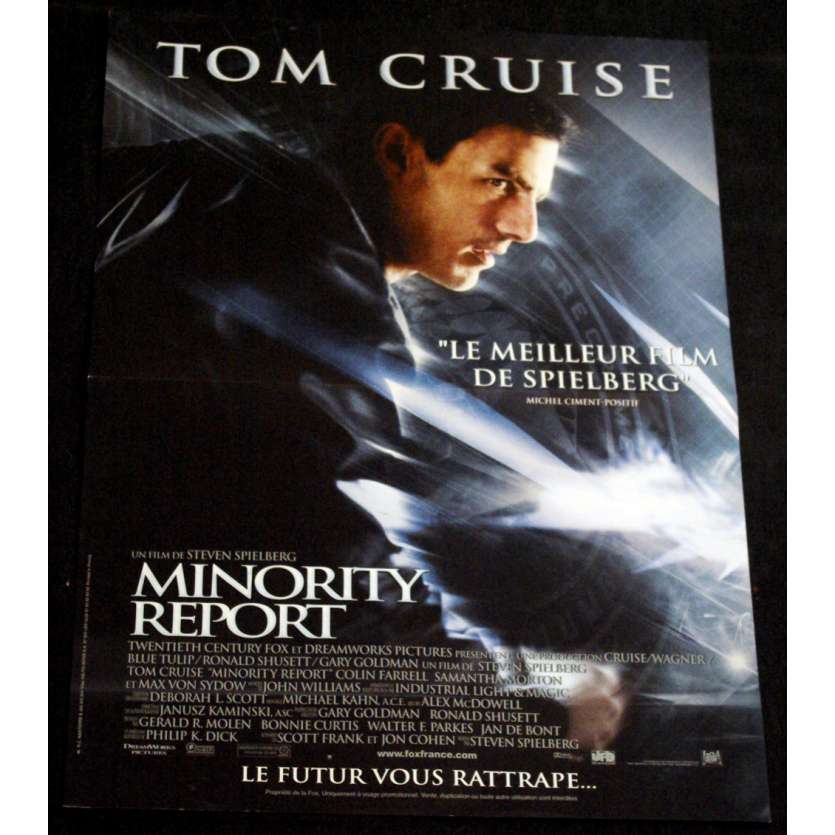 MINORITY REPORT French Movie Poster 15x21 '02 Steven Spielberg, Tom Cruise