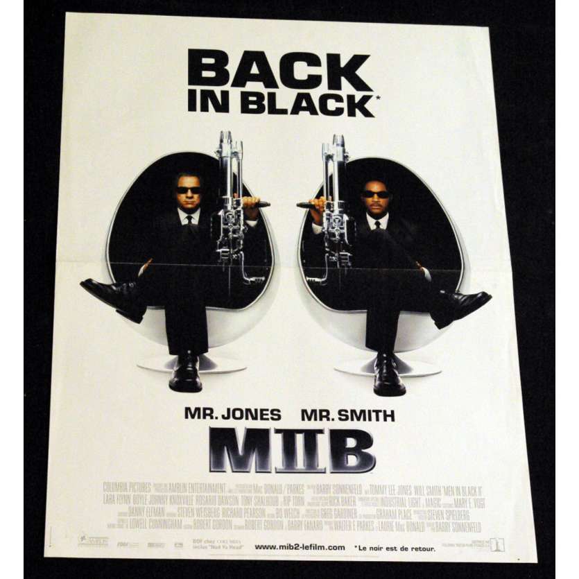 MEN IN BLACK 2 Affiche 40x60 FR '02 Will Smith