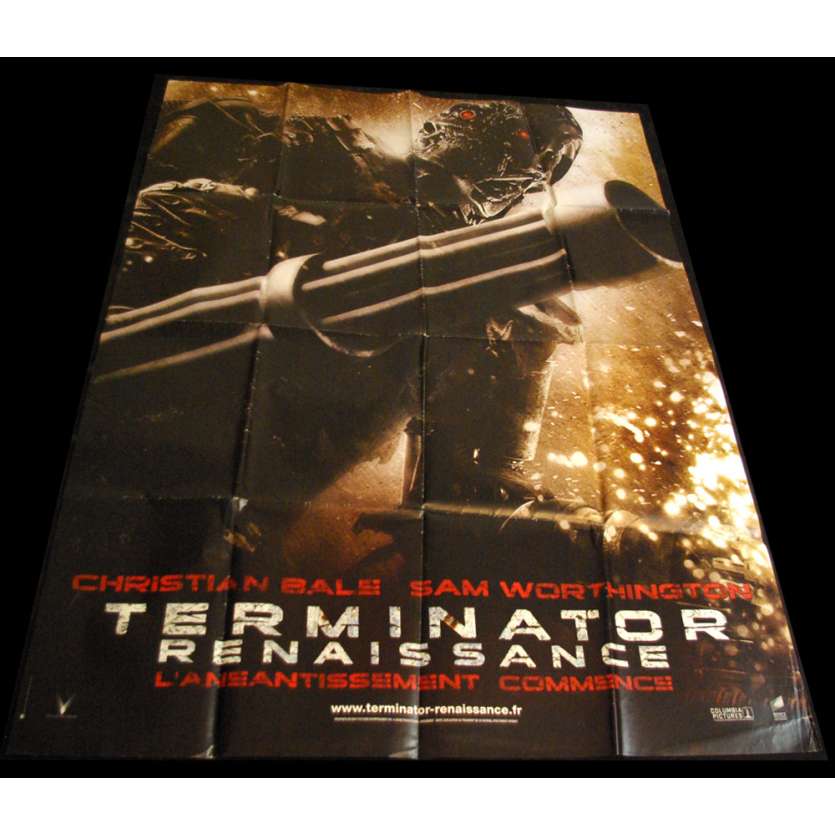 TERMINATOR RENAISSANCE Affiche 120x160 FR '08 Christian Bale