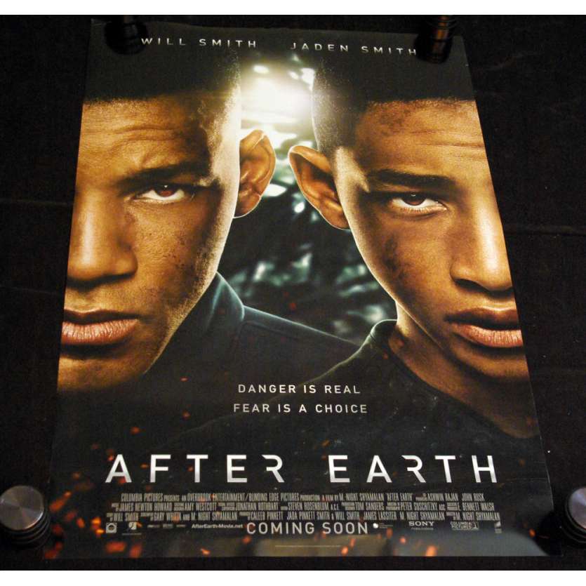 AFTER EARTH Affiche US '13 Will Smith, Shylaman