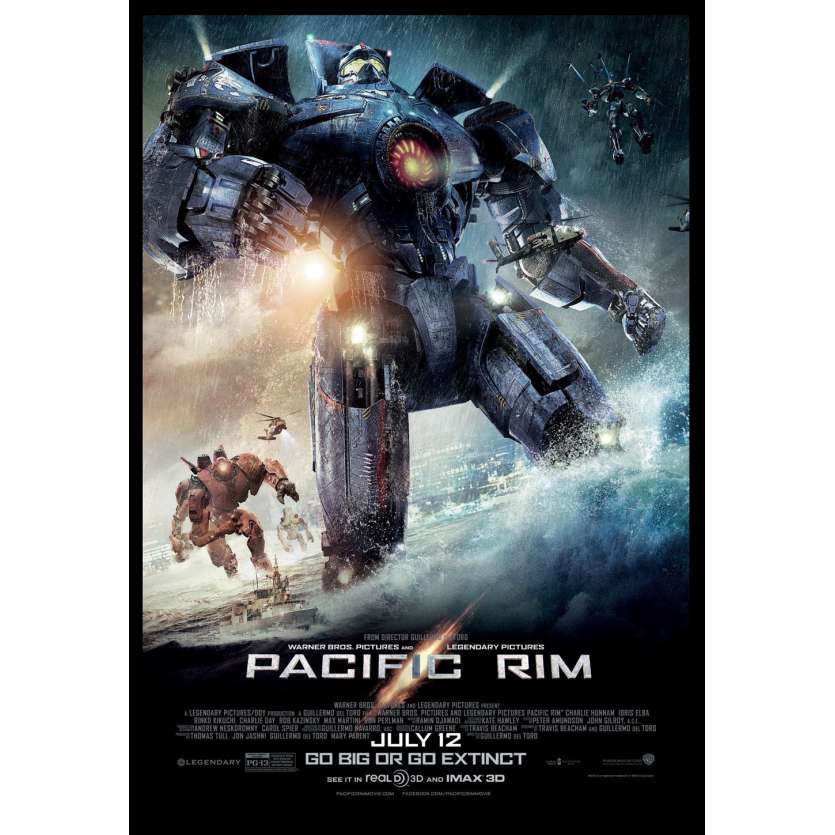PACIFIC RIM Affiche prev. US  '13 Guillermo del Toro