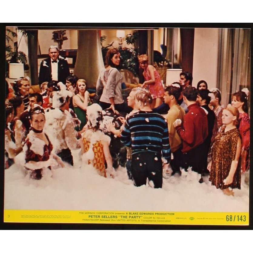 PARTY Photo exploitation 20x25 N5 US '68 Peter Sellers, Blake Edwards Lobby Card